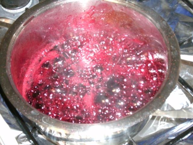 Melasa din sfecla rosie - Cand incepe sa faca spume, dam focul mai incet si supraveghem pentru a nu da afara din vas.